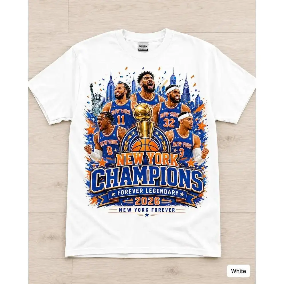 NYC Basketball Fan Shirt – Blue & Orange Glory Tee