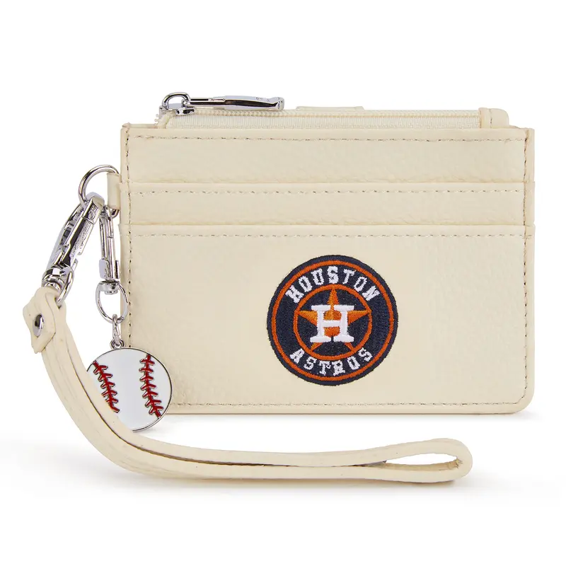 MLB PU Leather Wallet with Wristlet – Official Team Logo, Card Holder & Organizer