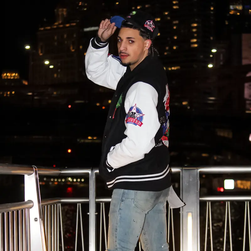 Premium Puerto Rico (BLK) Varsity Jacket