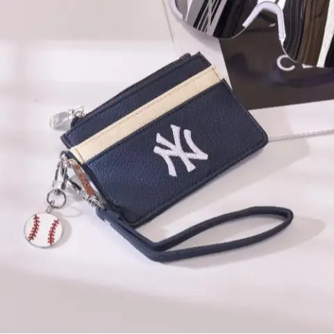 MLB PU Leather Wallet with Wristlet – Official Team Logo, Card Holder & Organizer